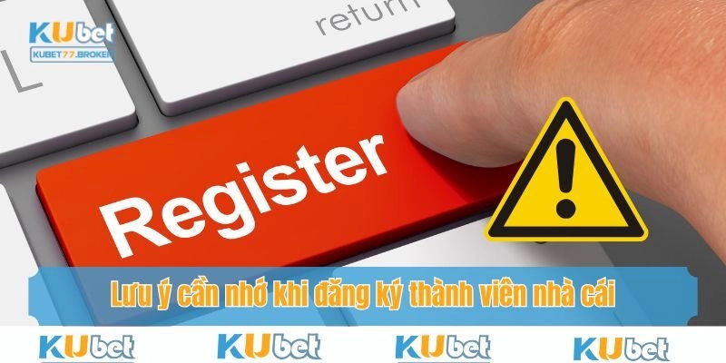 Lưu ý tài khoản cho hội viên mới tạo